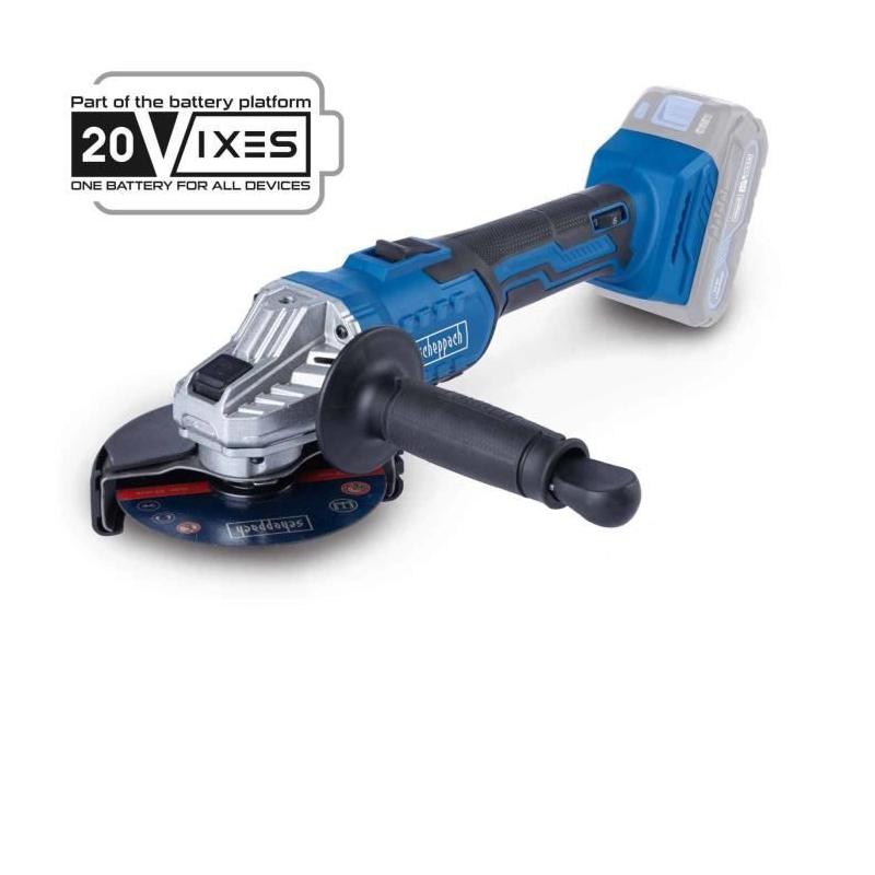 Meuleuse d'angle sans fil SCHEPPACH 20V IXES - Compacte et puissante
