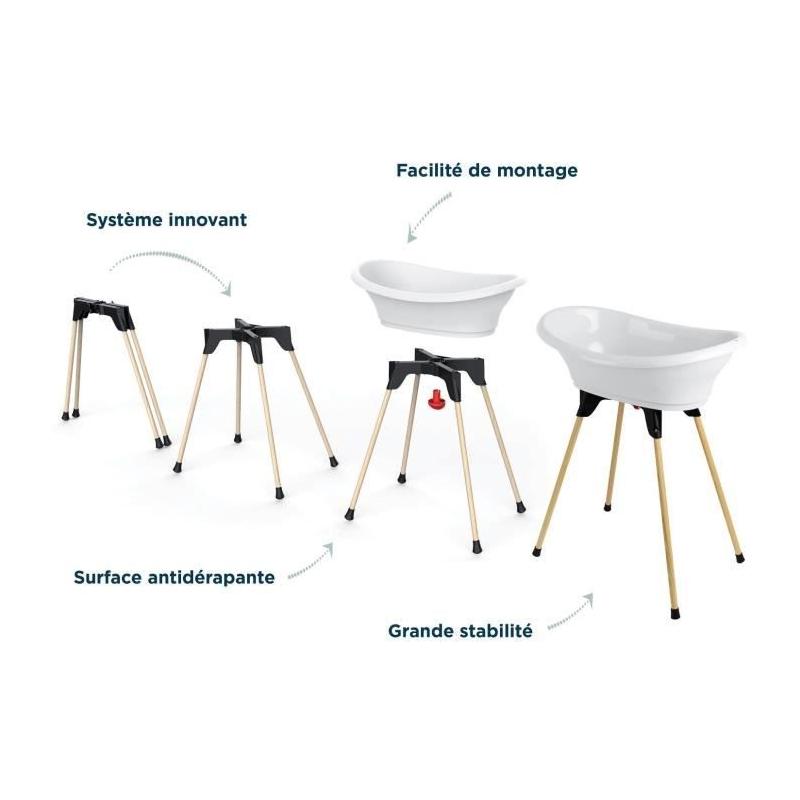 Kit baignoire VASCO Blanc Muguet : baignoire pratique et éco-responsable