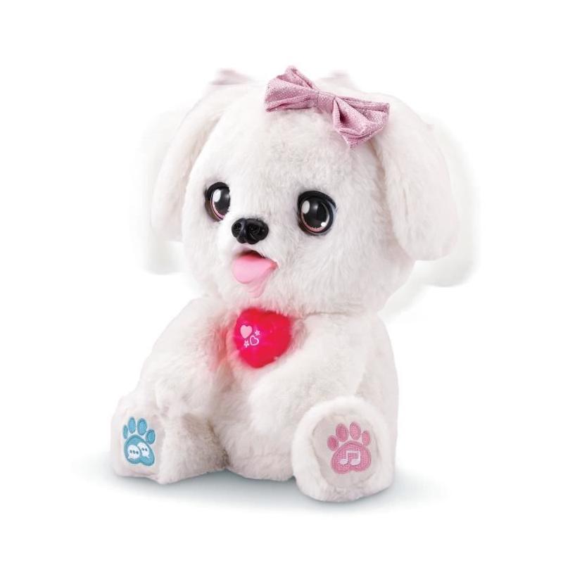 Peluche interactive Vtech kisskiss - Mon toutou bisous blanc