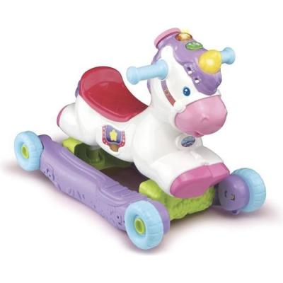 Porteur à Bascule Cléo Ma Licorne Basculo 2en1 - Parlant et Lumineux