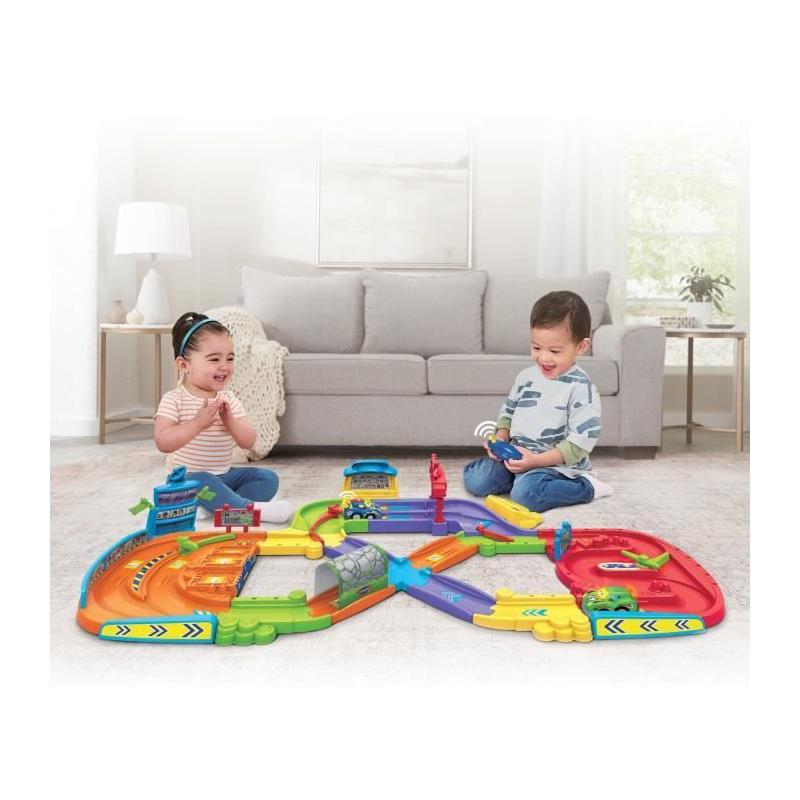 VTECH TUT TUT BOLIDES - Circuit Télécommandé + Simon Super Champion/Léo Bolide Turbo