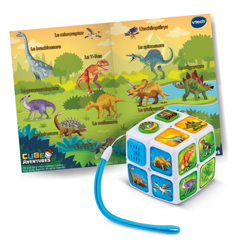 VTech Jouets Electroniques Educatifs CUBE AVENTURES - DINOS