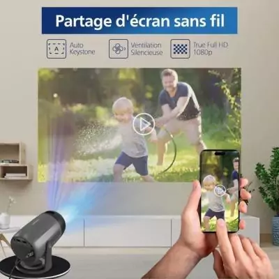 Vidéoprojecteur - PHILIPS - NEOPIX 150 - FHD 1080p - 80 pouces - Noir Vidéoprojecteur - PHILIPS - NEOPIX 150 - FHD 1080p - 80 pouces - Noir