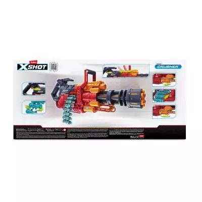 XSHOT Fusil à fléchettes en mousse Crusher Excel (48 fléchettes) ZURU