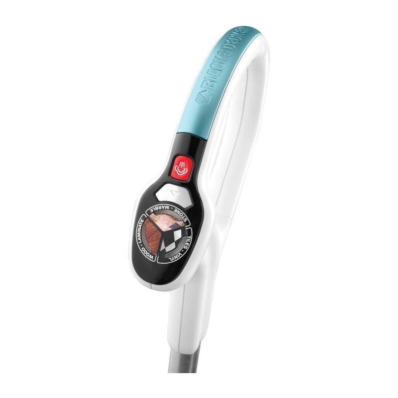 Nettoyeur Vapeur Black & Decker FSM1630-QS - Puissant 1600W - 4 Accessoires - Blanc/Bleu