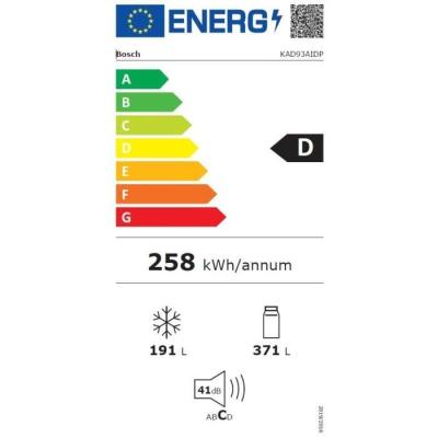 Bosch Serie 6 KAD93AIDP frigo américain Pose libre 562 L D Acier inoxydable