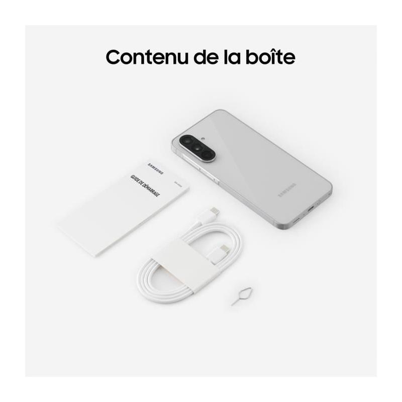 Smartphone Samsung Galaxy A56 6,7 5G 128Go Gris - Compact et performant