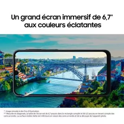 Samsung Galaxy A16 Smartphone 128Go Vert d'eau - Compact et performant