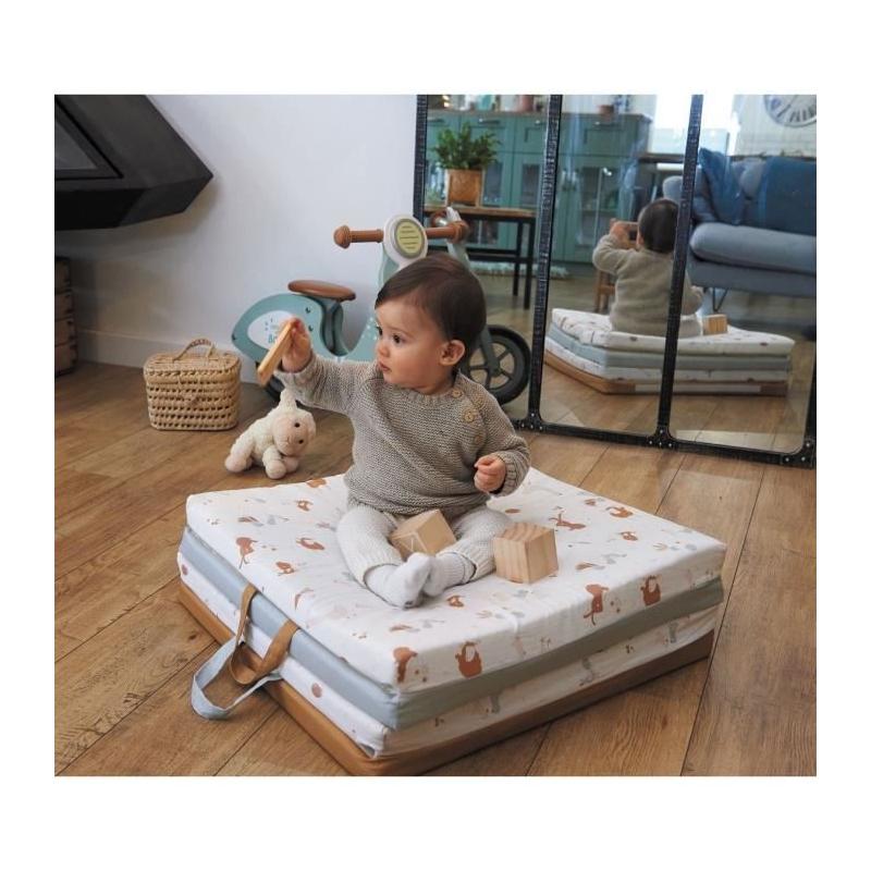 Tapis d'éveil Malin TINEO LITTLE FARMER 3en1 - 120x120 cm