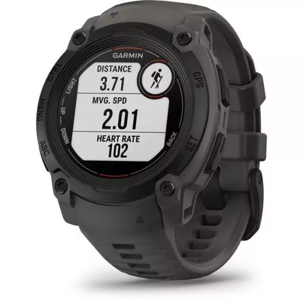 Montre connectée sport - GARMIN - Instinct E - 40 mm - Noir/Gris charbon