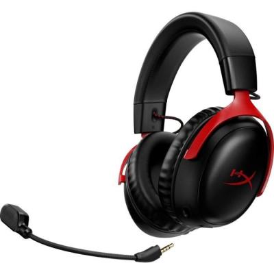 Casque Gamer Sans Fil HyperX Cloud III Noir/Rouge - Pour PC & Console