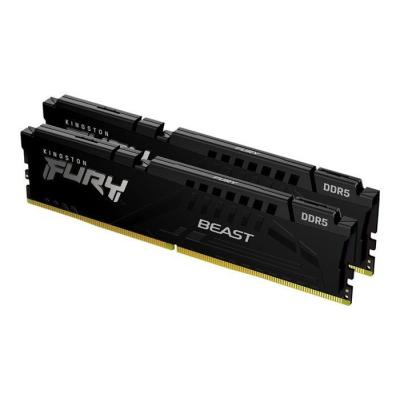 Mémoire RAM Kingston Fury Beast 16Go DDR5 6000Mhz - KF560C36BBEK2-16