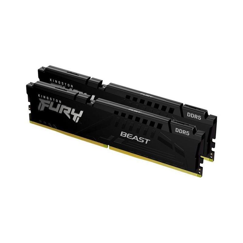 Mémoire RAM Kingston Fury Beast 16Go DDR5 6000Mhz - KF560C36BBEK2-16