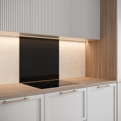 Credence Noir Mat en Verre - Saint Gobain - 70x60 cm