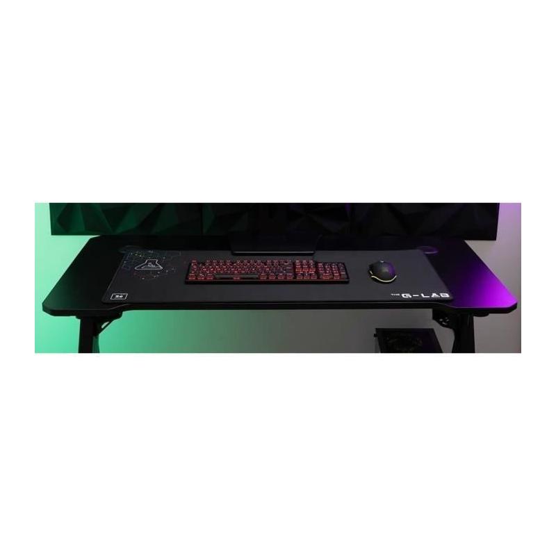 Tapis de Souris XXL The G-Lab PAD SELENIUM Noir - 900x400x4mm