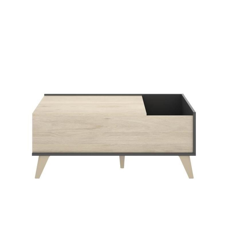 Ensemble Salon Moderne : Meuble TV + Table Basse Relevable