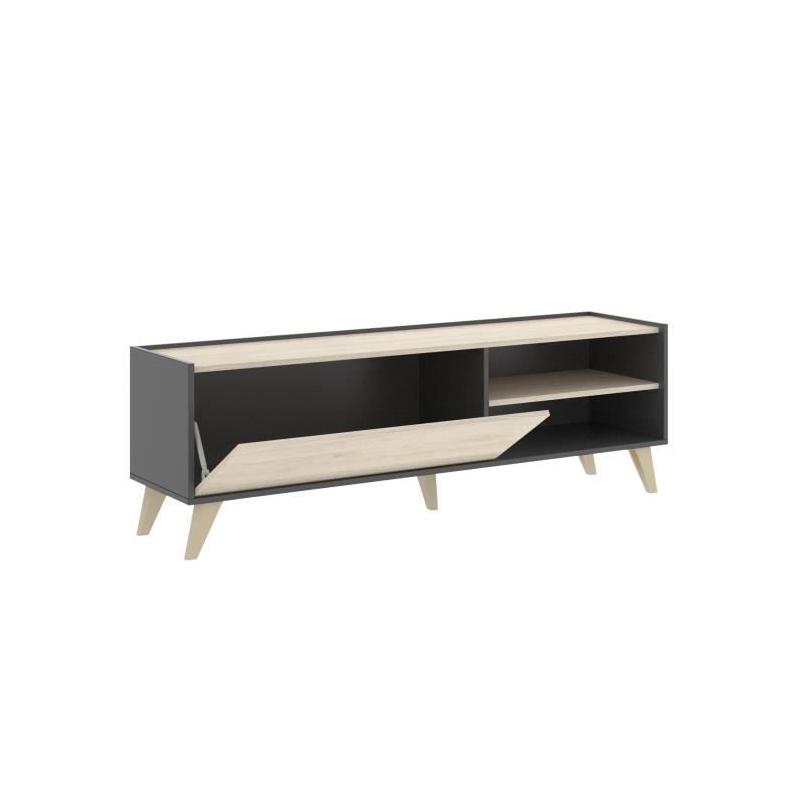 Ensemble Salon Moderne : Meuble TV + Table Basse Relevable