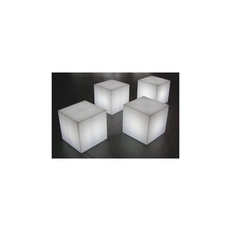 Lumisky Carry W40: Cube lumineux filaire pour extérieur LED - Blanc