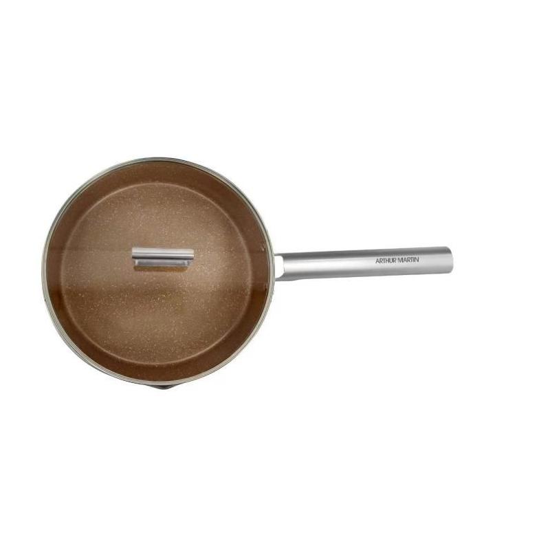 Sauteuse Arthur Martin 28 cm avec couvercle - Aluminium Forgé