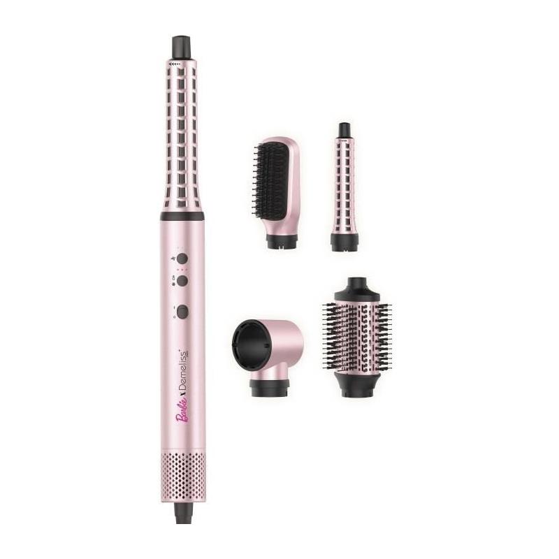 Brosse soufflante DEMELISS - Edition Barbie - 3 vitesses - Rose