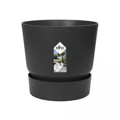 Pot de fleurs ELHO Greenville 47 cm Noir - 100% recyclé