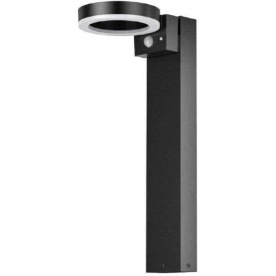 Borne solaire élégante GALIX - Éclairage puissant - Inox - H50 cm