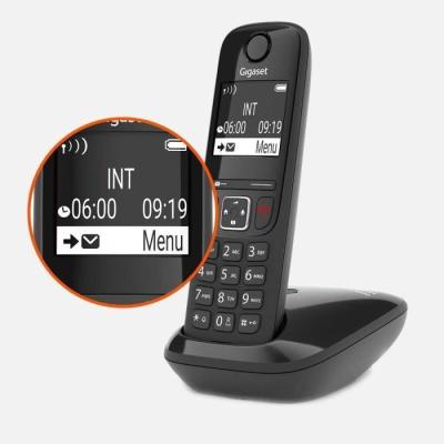 Téléphone Fixe Gigaset AS690 Noir - Compact et performant
