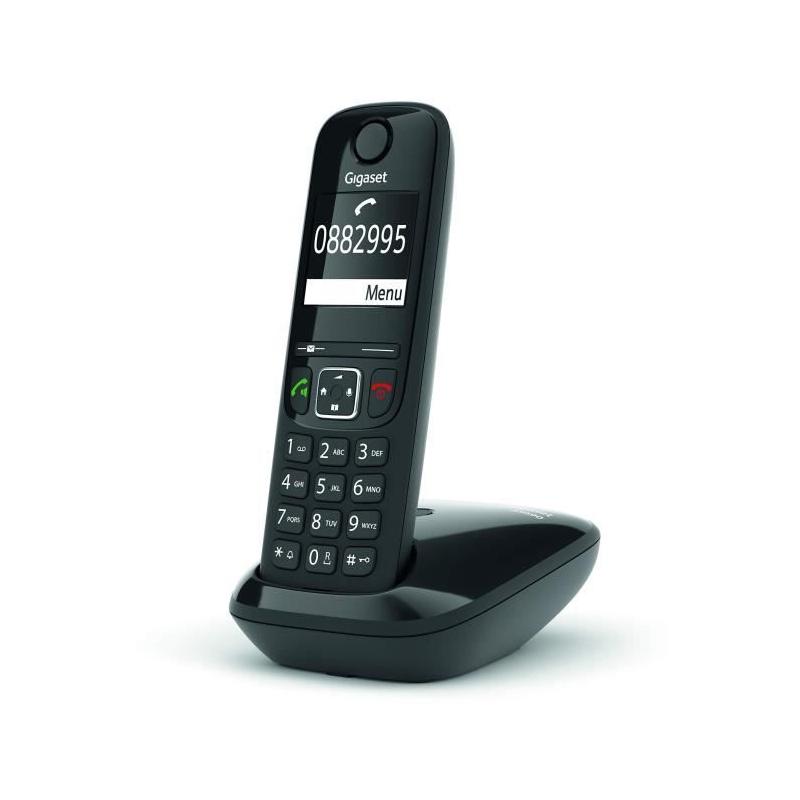 Téléphone Fixe AS690 Duo Noir - Complet et Pratique