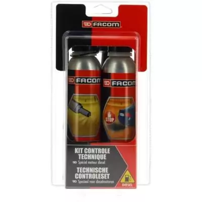 Kit contrôle technique diesel : FACOM Huile-Additif, Made in France