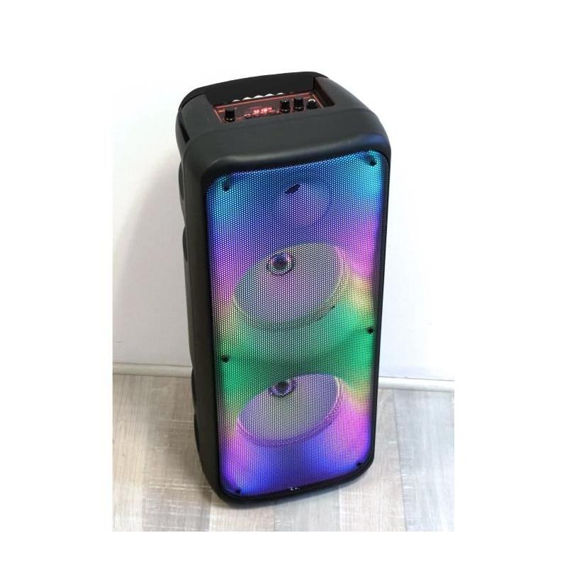 Enceinte Karaoké lumineuse - INOVALLEY - KA25-FIRE - 850 W - Noir