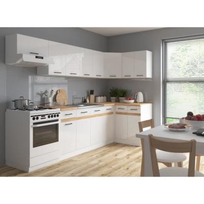 Meuble bas four 60 cm JUNONA - Blanc brillant - Compact et moderne