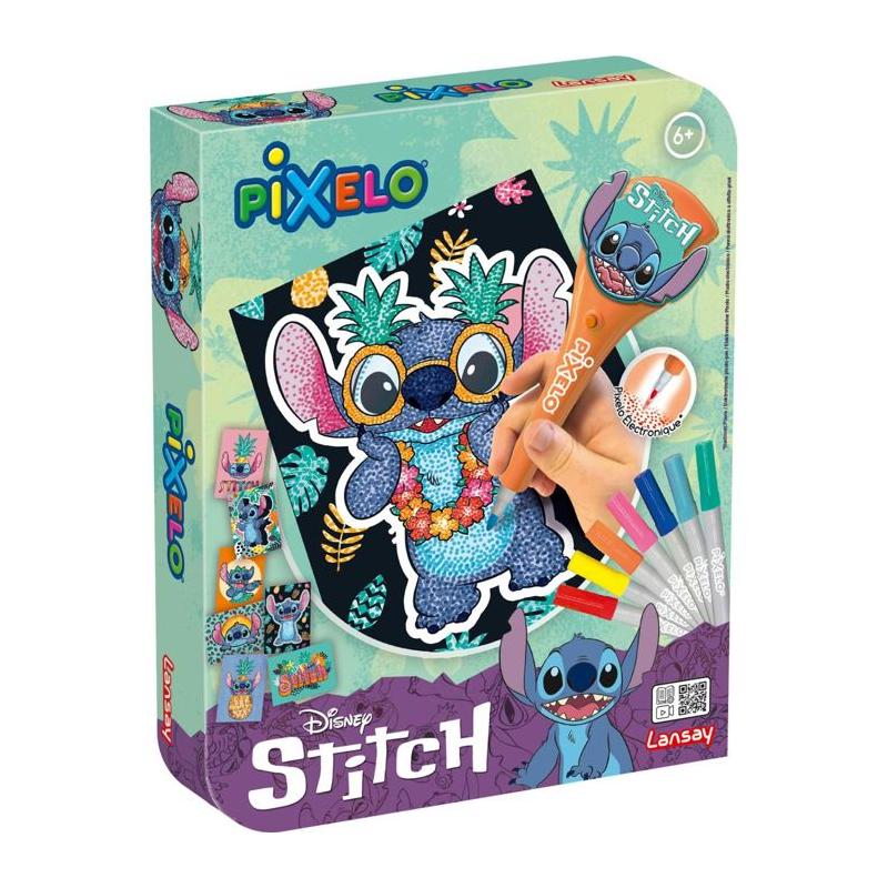 JOUET - LANSAY - Pixelo Stitch - 8 illustrations - Pour les artistes dès 6 ans