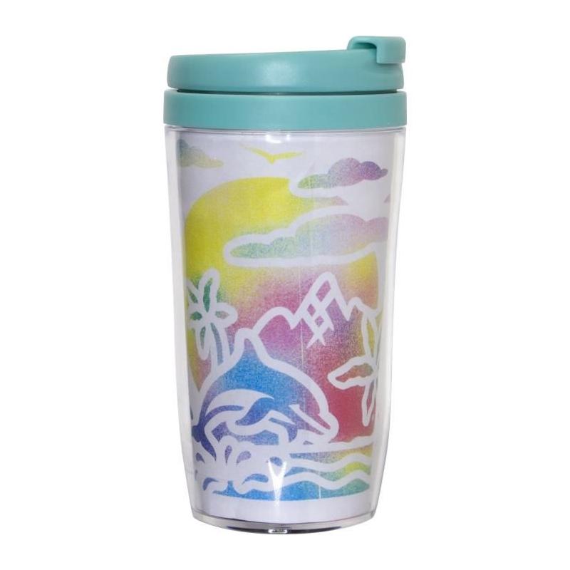 Blopens LANSAY - Créa'mug - Kit Coloriage - 9 pochoirs
