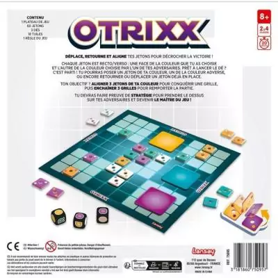 Jeu de plateau amusant LANSAY - OTRIXX pour enfants de 8 ans Jeu de plateau amusant LANSAY - OTRIXX pour enfants de 8 ans