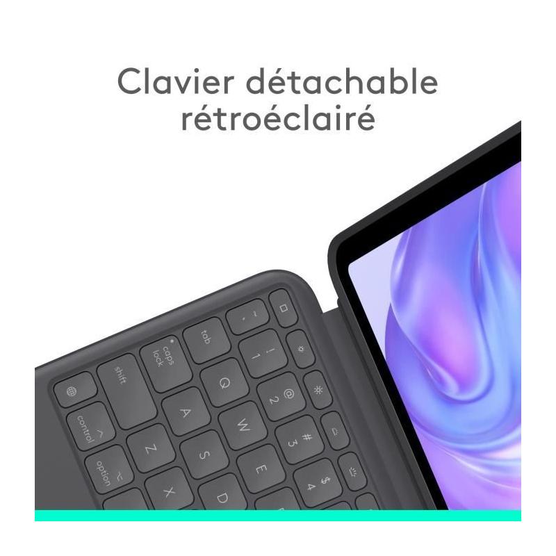 Housse clavier Combo Touch pour iPad Pro 11" - Accessoires Tablette Logitech (M4)