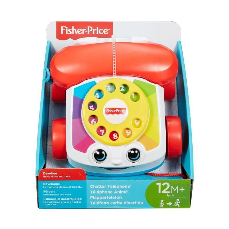 Fisher-Price - Le Téléphone Animé - Jouet d'éveil interactif