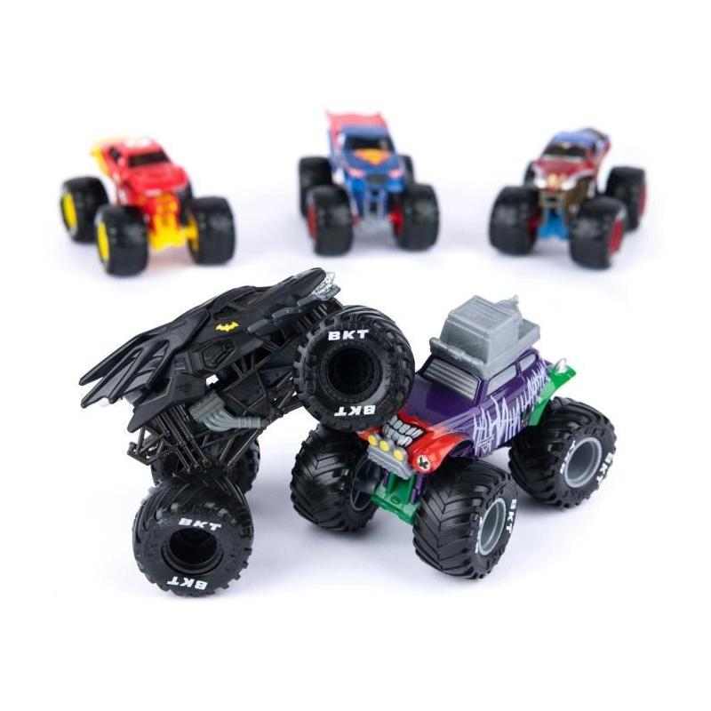 Pack de 5 véhicules DIE-CAST 1:64 DC Comics Monster Jam
