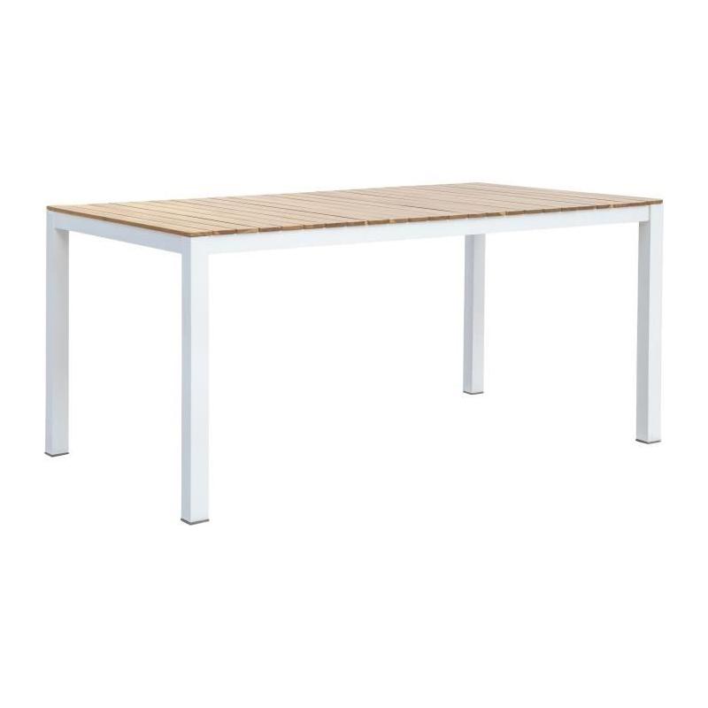 Table de jardin rectangulaire en bois d'Acacia - NAREL - 6 personnes