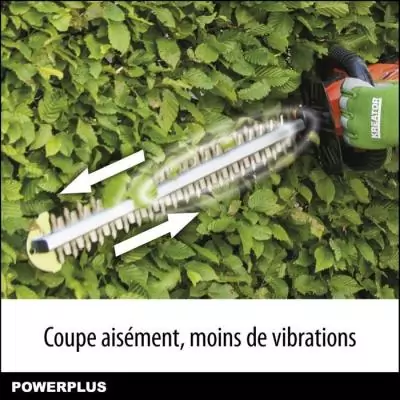 Taille-haie sans fil POWDPG7531 - 20V, lame 580 mm