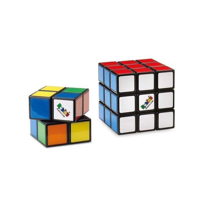 Coffret Rubik's Cube Duo 3x3 + 2x2 - Jeu casse-tête amusant