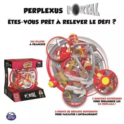 Puzzle 3D Perplexus Portal Labyrinthe - 150 Défis, 50 Portails & 3 Boutons