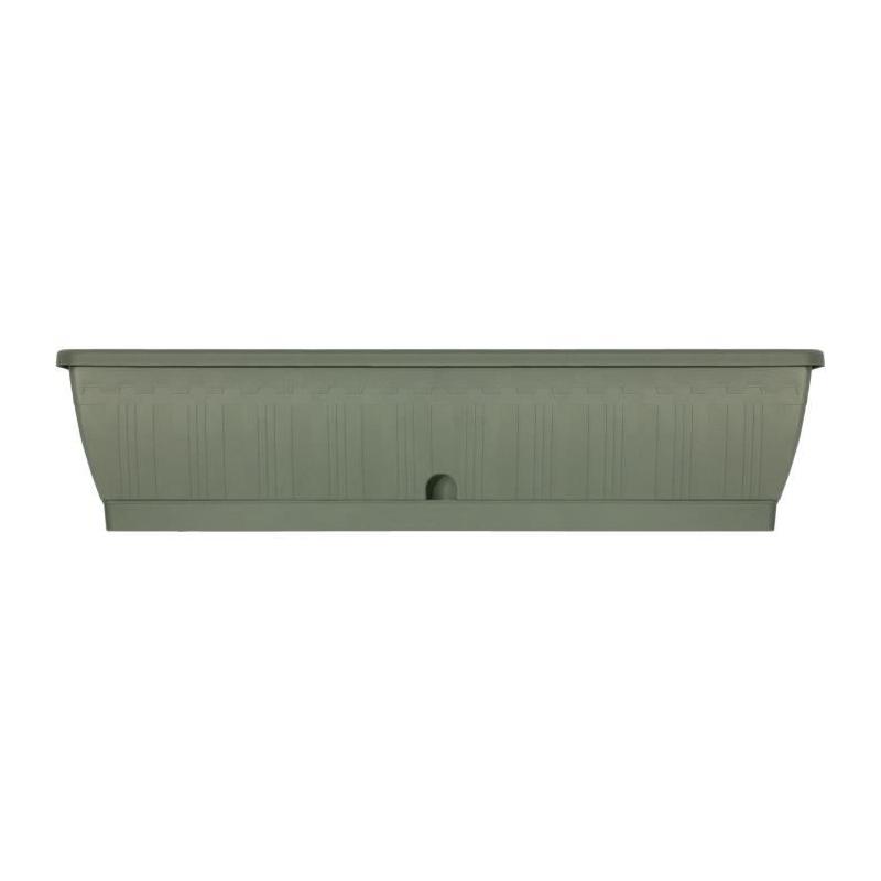 Jardinière Terraflor Vert de Gris 80 cm - Solide & Eco-friendly