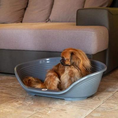 Panier pour chien FERPLAST SIESTA Deluxe Taille 4 - Gris foncé - Confort et style