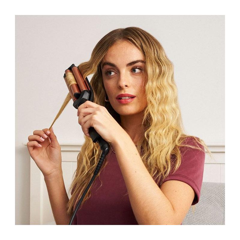 Lisseur BaByliss W2447E avec plaques larges ondulées