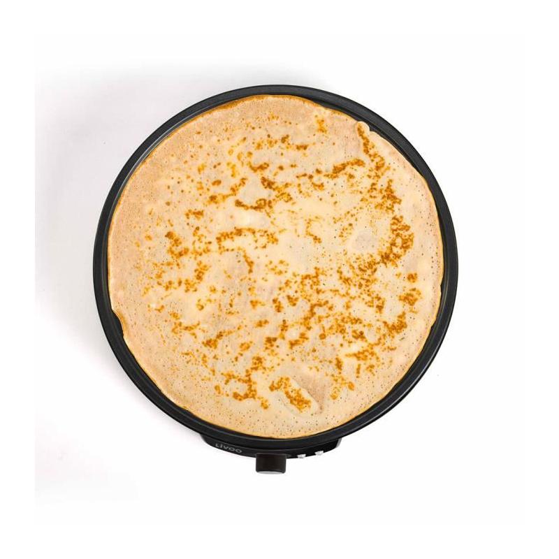 Crep'Party en Noir 30cm 1000W avec Livoo DOP196
