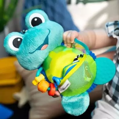 Jouet en peluche Ocean Explorers Neptune's Sensory Sidekick - Doudou dès la naissance