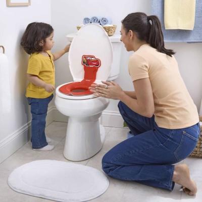 Réducteur de toilette enfant Disney Cars - Installation rapide et semi-permanente