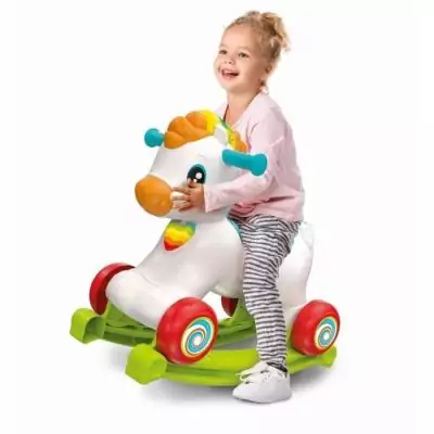 Cheval à bascule et à roues interactif - Dès 1 an