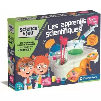 Clémentoni - Les apprentis scientifiques: Kit d'expériences physico-chimiques