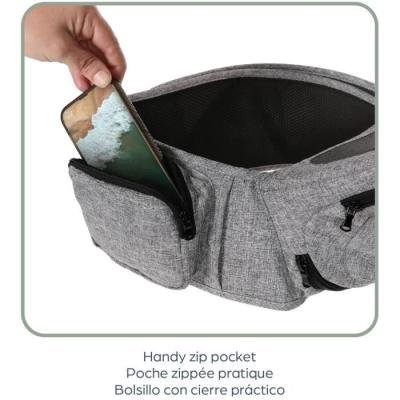 Porte-bébé Siege de hanche DREAMBABY Up & Go - Gris